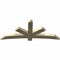 Ekena Millwork Alberta Rough Sawn Timber Gable Bracket, Douglas Fir, 84"W x 35"H x 4"D x 6"F, 10/12 Pitch GBW084X35X0406ALB00RDF - alternate 3